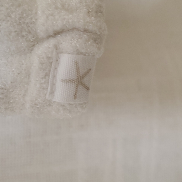 Barefoot Dreams CozyChic Ultra Lite Pullover Striped Drawstring - white/black - Picture 4 of 5